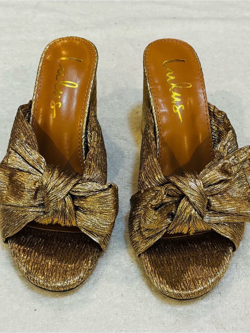 Brand New Stylish Heels By Lulus- Size 5.5 - Heel 3 Inches - Box 84